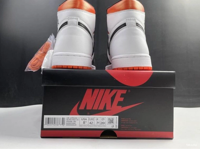 Cheap TBK Air Electro 555088-180 1 Jordan Retro Orange High 0730